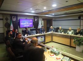 حضور مسئول سازمان بسیج مهندسین صنعت و معدن استان قم در جلسه ستاد تسهیل و رفع موانع تولید استان