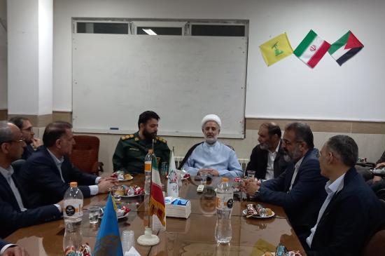 برگزاری جلسه هیئت اندیشه ورز بسیج مهندسین صنعت  و معدن استان قم  با حضور حجت الاسلام ذوالنوری