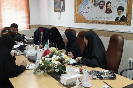 برگزاری جلسه اعضای شورای خواهران با موضوع اجرای برنامه های ابلاغی سازمان با حضور مسئول سازمان بسیج مهندسین استان قم