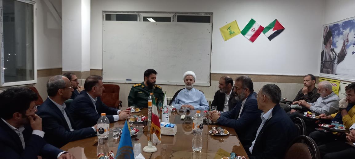 برگزاری جلسه هیئت اندیشه ورز بسیج مهندسین صنعت  و معدن استان قم  با حضور حجت الاسلام ذوالنوری